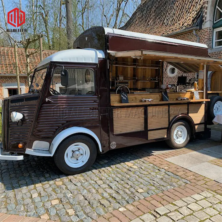 China Supplier Street Mobile Food Cart Customized Electric Mobile Food Cart Used Fast Crepe Food Truck