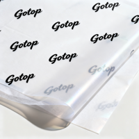 Papier de soie blanc de haute qualité avec logo personnalisé, papier de soie d'emballage ou papier de soie imprimé personnalisé pour un luxe exquis