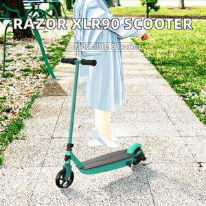 Höhenverstellbarer Kinder-Tretroller mit Hinterradbremse für 8-12 Jahre alte Jungen und Mädchen, Rutschfestes Stabiles Deck, Outdoor-Sport-Fahrroller - Product Image 2
