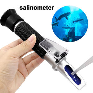 Vente chaude 0-10% Aquarium eau salée Portable salinité mètre testeur hydromètre poche salinité réfractomètre avec ATC - Product Image 4