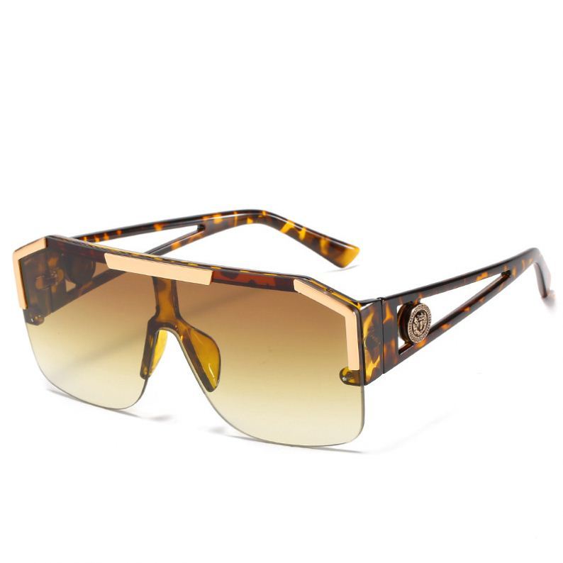 Europeo y americano UV400 lente integrada Rey León decorativo conjunto de deportes Glgasses HD gafas de sol de moda