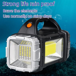 Cầm tay biển Spotlight siêu sáng đèn pin năng lượng mặt trời-Powered USB có thể sạc lại tìm kiếm di động cầm tay đèn lồng - Product Image 6
