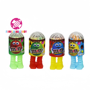 OEM nhiều màu ngọt ngào sô cô la đậu bán buôn phim hoạt hình mùa xuân người đàn ông chai căng phồng Choco đậu Kẹo sô cô la - Product Image 5