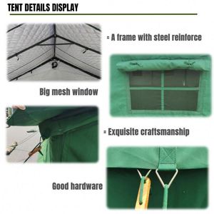 Carpa de Campo Grande CHENYA CY18 para 40-50 Personas, con Toldo Impermeable, para Acampar al Aire Libre, de Lona, para las Cuatro Estaciones, con Una Habitación, 3000 mm, Impermeable - Product Image 5