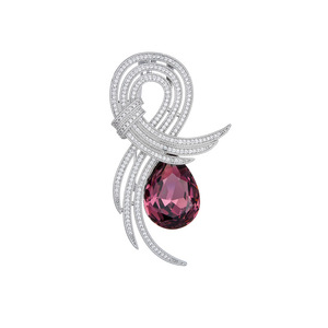 <b>Angel</b> Wing Brooch For Women <b>Crystal</b> Rhinestone Purple Corsage Everyday Wear - Product Image 5