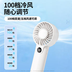 <span class=keywords><strong>Mini</strong></span> <span class=keywords><strong>Ventilateur</strong></span> Portable Ultra-Rapide, Puissant <span class=keywords><strong>Ventilateur</strong></span> à Main, <span class=keywords><strong>Mini</strong></span> Turbine Rechargeable par USB pour Dortoir et Bureau - Product Image 2