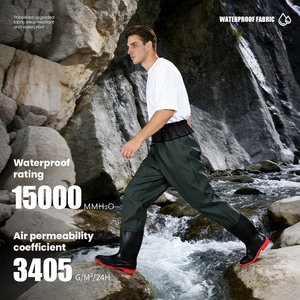 Waders Taille en PVC Vert Unisexes pour Hommes, Meilleures Bottes-Cuissardes Étanche pour <span class=keywords><strong>Pêche</strong></span>, Vente Directe Usine - Product Image 5