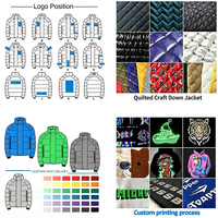 Vestes d'hiver pour hommes, coupe-vent, personnalisées, imperméables, pour moto, chasse, travail, sport, doudounes, fabricant direct