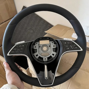 <span class=keywords><strong>Volant</strong></span> complet en cuir sur mesure fabriqué en usine pour <span class=keywords><strong>Mercedes</strong></span> Benz E207 C197 W204 W205 W209 W210 - Product Image 2