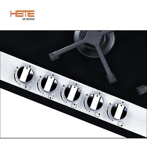 Household Cooking Appliances Gas Cooktop 5 Burners Tempered Glass Gas Cooker - Product Image 4
