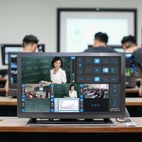 Ezolen All-in-One Vorlesungsaufzeichnungssystem 1080p H.265/H.264 Aufnahme & Auto-Tracking Drahtlos für Klassenzimmer/Konferenz-Streaming