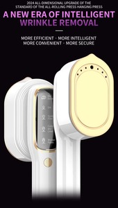 Ferro da Stiro Elettrico a Vapore Portatile, Vaporizzatore 2-in-1 per Abiti e Indumenti con 5 Velocità, Design alla Moda per Viaggio e Casa - Product Image 5