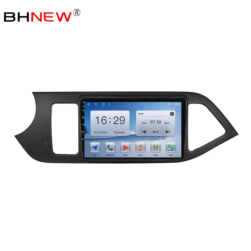 Đài Phát Thanh Ô Tô Android 10 2din Cho KIA PICANTO Morning 2011 2012 2013 2014 Carplay SWC BT