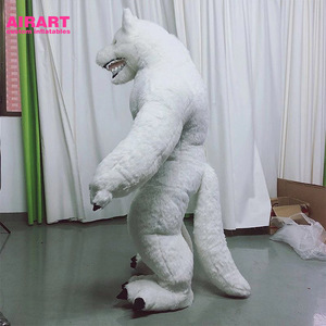 Gonfiabile Lupo Mannaro Cosplay Costume Adulto Lupo Mannaro di Trucco Vestito a Palloncino Colore Su Misura Logo Personalizzato Stampato Lupo 1 Parte/Parti - Product Image 2