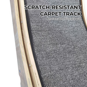 Chat mouvement jouet sûr interactif en bois chat tapis roulant ménage silencieux roue de course pour chat - Product Image 4