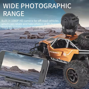 Voiture RC tout-terrain en alliage 1:14 2.4G 4WD avec transmission en temps réel, caméra HD WiFi FPV, contrôle par application, télécommande - Product Image 2