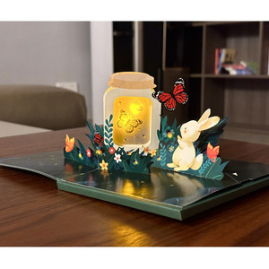 Kits de Tarjetas de Pascua, Postales de Conejito de Dibujos Animados, Felices Pascuas, Huevos de Conejito, Arte de Diamantes, Tarjetas de Felicitación, Regalos de Manualidades con <span class=keywords><strong>Caja</strong></span> de Regalo - Product Image 5
