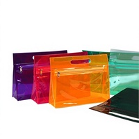 Sacs fourre-tout de luxe HM052 en PVC avec fermeture éclair, colorés sur mesure, pochettes cosmétiques, trousses à crayons, rangements de mode – Stock disponible