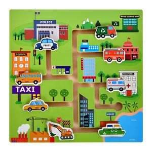 CE CPC alfabeto in legno fattoria animale labirinto giocattolo Puzzle interazione genitore bambino giocattoli di educazione <span class=keywords><strong>matematica</strong></span> inglese gioco di educazione precoce - Product Image 2