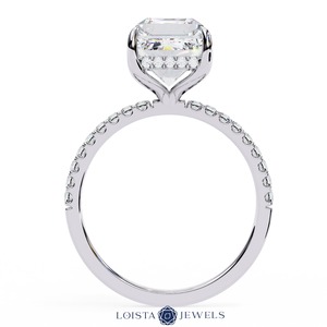 Bague en or 18 carats avec diamant de laboratoire pour femme, bague de fiançailles et de mariage de luxe, fabricant de bijoux fins sur mesure - Product Image 2