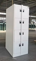 Armoire de rangement de bureau en acier Coffre-fort en métal 4 tiroirs Classeur avec serrure