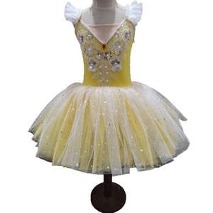 Falda de Ballet para niños Little Swan Dance of Bitter <span class=keywords><strong>Fleabane</strong></span> Veil Tutu Girl Disfraces - Product Image 5