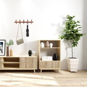 Heavy Duty Parete Hat Rack 5 Ganci Ganci Appendiabiti <span class=keywords><strong>In</strong></span> <span class=keywords><strong>Legno</strong></span> - Product Image 6