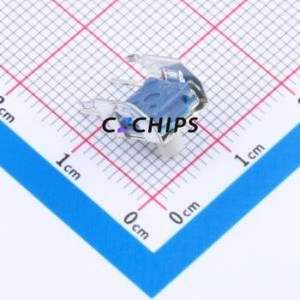 GT-TC158A-H0575-L1 Tactile Switch Through hole Switch Single Pole Single Throw Round Button 1.6N Right Angle Insert - Product Image 2