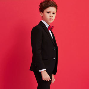 Trajes de niño para boda en stock, chaqueta, chaleco, pantalón, 3 piezas, estampado, trajes de hombre baratos - Product Image 2