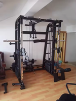 Machine de musculation multifonctionnelle pour la maison : Crossover à câbles, Lat Pulldown, Barre de traction, Smith Machine – Vente directe usine