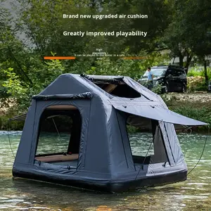 Tente de toit gonflable quatre saisons, imperméable 3000 mm+, pliable, légère (18,5 kg), pour <span class=keywords><strong>camping</strong></span> <span class=keywords><strong>en</strong></span> plein air, SUV, tout-terrain, voiture de tourisme - Product Image 5