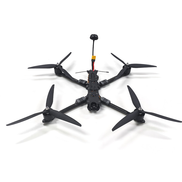 10-inch FPV racing drone model set with 6S2P 8000mAh battery, 3KG payload, 5.8G 3W video transmission kit
