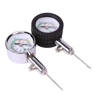 High Quality Metal Barometer Gauge Gauge Ball Air Pressure for Football Soccer Rugby Basketball Volley measurement barometer