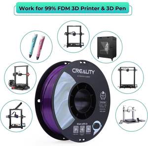 Filamento Creality Silk Pla de 1.75mm Multicolor para Impresora 3D, Acabado Liso y Brillante para Impresión de Alta Definición - Product Image 5