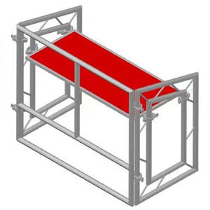 Cabina de DJ Portátil de Aluminio de Buena Calidad con Fácil Instalación para Escenarios, Bares, Fiestas, Eventos al Aire Libre y <span class=keywords><strong>Conciertos</strong></span> - Product Image 1