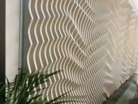 Diseño de Ilusión Óptica 3D, Colores Disponibles, Instalación Sencilla, Fieltro PET Acústico y Estético para Cualquier Decoración de Interiores