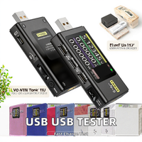 Comprobador USB, Voltímetro, Amperímetro TIPO-C, Detección de Carga Rápida, Disparador de Capacidad, Ondulación, Carcasa de Plástico CNC, Monofásico, Temperatura