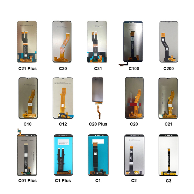 Mobile Phone Display Portable Lcd Screen Replacement for Nokia C3 C10 C12 Plus C20 C21 C30 C31 C32 C300 Display Touch Pantalla