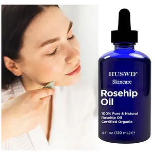 Premium Hair Growth Face Repair Rose Hip Essential Oil Bulk Pure Organic Rosehip Oil for Body Hair Facial Care