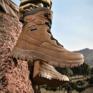 Botas Tácticas para Hombre Directo de Fábrica, Botas de Senderismo para Exteriores con Suelas Gruesas, Botas Tácticas Impermeables para Hombre - Product Image 5