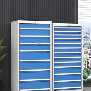 מתכת חזקה 8 10 כלי מגירה ארון טרולי עבור סדנת רכב מוסך - Product Image 3