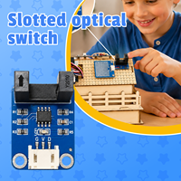 Zetok Slotted Optocoupler Switch Module SOS01 5mm Gap Photoelectric Induction Sensor 3.3-5V Digital Output for DIY