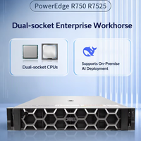 Serveur en rack R750 X16 à double socket pour GPU, hôte de calcul haute performance pour l'IA