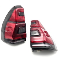 LUXESOEM Prado 120 Lc120 FJ120 2003-2009 Accessoires de voiture en plastique Kit carrosserie Facelift Calandre avant Phare Feux arrière