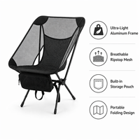 Chaise de camping pliable triangulaire portable Zentopia, siège d'extérieur en Oxford 600D, 150 kg, avec poche de rangement, vente en gros
