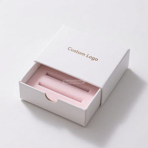 Personalized Matte Sliding Lid Jewelry <b>Box</b> with Pink Velvet Foam Insert for Bracelet Accessories <b>Gift</b> Packaging - Product Image 3