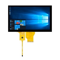 Module d'affichage rectangulaire paysage IPS TFT LCD 8,0 pouces 800*480 avec interface RVB et écran tactile capacitif CTP