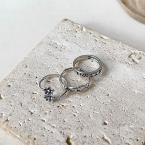 S925 Sterling Silver Flower <b>Open</b> <b>Ring</b> For Women Index Finger Gift Jewelry - Product Image 2