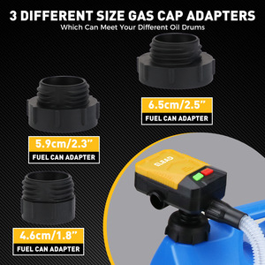 ELEAD Automatic Fuel Transfer <b>Pump</b> 48in Pipe 4-Piece Set with <b>Adapters</b> for Gas Oil Transfer - Product Image 2