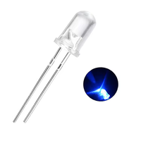 Haute luminosité 5mm diode led 3mm 8mm 10mm blanc rouge bleu vert jaune RGB chapeau de paille ovale led diode électroluminescente